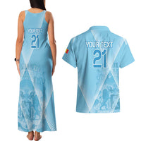 Custom Belgium 1895 Football Couples Matching Tank Maxi Dress and Hawaiian Shirt De Rode Duivels Come Together LT9 - Wonder Print Shop