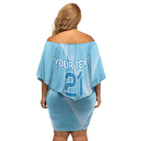 Custom Belgium 1895 Football Family Matching Off Shoulder Short Dress and Hawaiian Shirt De Rode Duivels Come Together LT9 - Wonder Print Shop