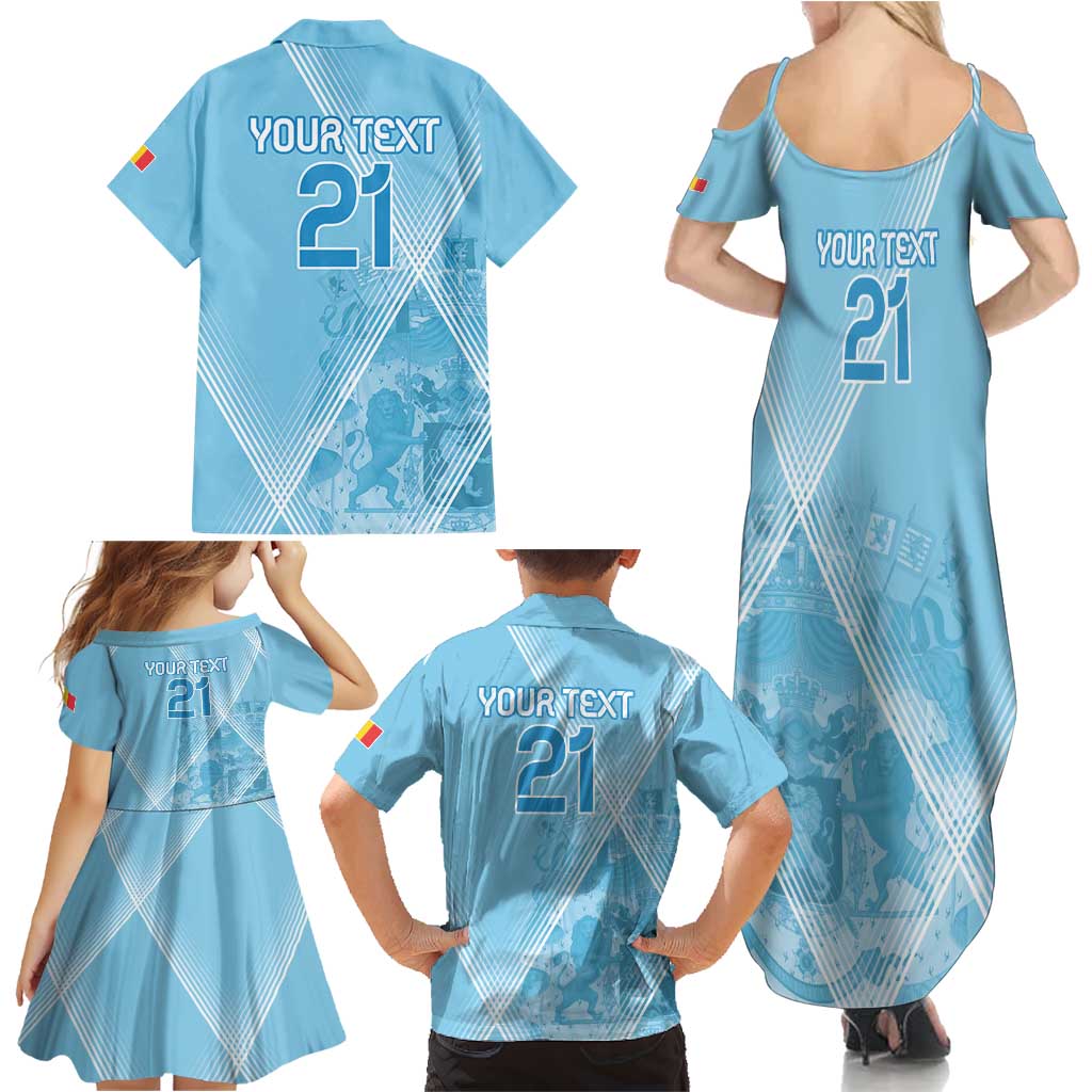 Custom Belgium 1895 Football Family Matching Summer Maxi Dress and Hawaiian Shirt De Rode Duivels Come Together - Wonder Print Shop