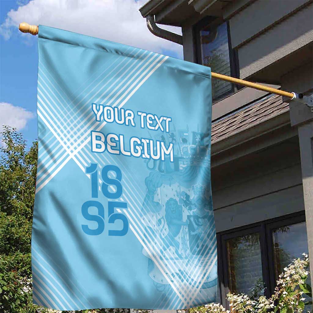 Custom Belgium 1895 Football Garden Flag De Rode Duivels Come Together - Wonder Print Shop