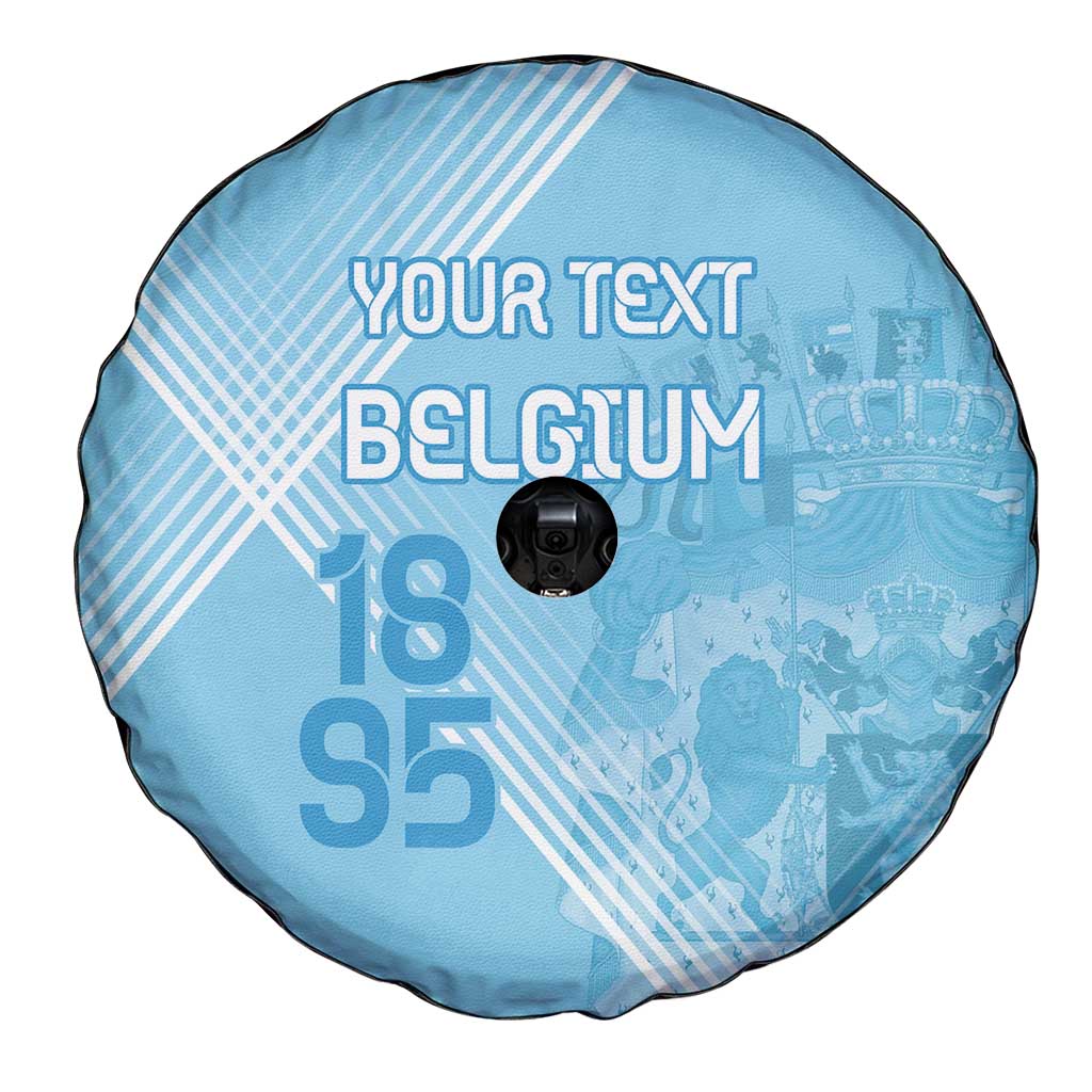 Custom Belgium 1895 Football Spare Tire Cover De Rode Duivels Come Together - Wonder Print Shop