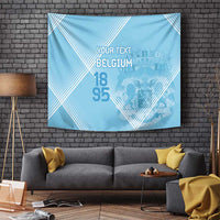 Custom Belgium 1895 Football Tapestry De Rode Duivels Come Together - Wonder Print Shop