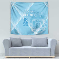 Custom Belgium 1895 Football Tapestry De Rode Duivels Come Together - Wonder Print Shop