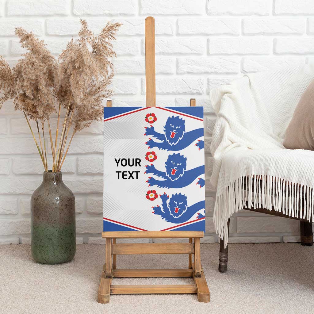 Custom England Football Canvas Wall Art Simple Triple Lions LT9 - Wonder Print Shop