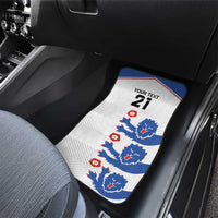 Custom England Football Car Mats Simple Triple Lions LT9 - Wonder Print Shop