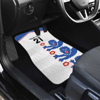 Custom England Football Car Mats Simple Triple Lions LT9 - Wonder Print Shop