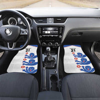 Custom England Football Car Mats Simple Triple Lions LT9 - Wonder Print Shop