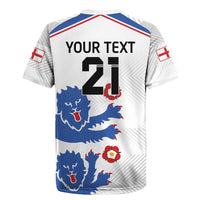 Custom England Football Rugby Jersey Simple Triple Lions - Wonder Print Shop