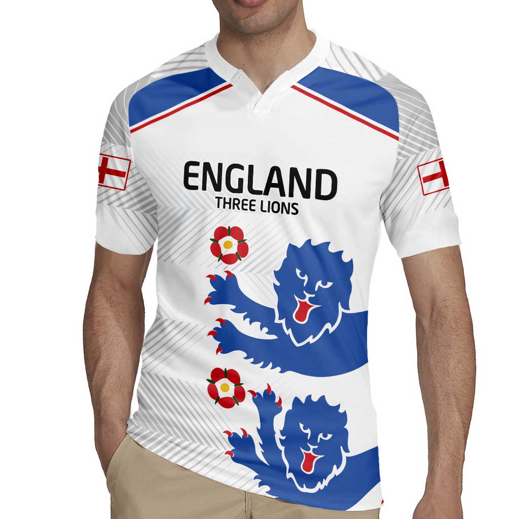 Custom England Football Rugby Jersey Simple Triple Lions - Wonder Print Shop