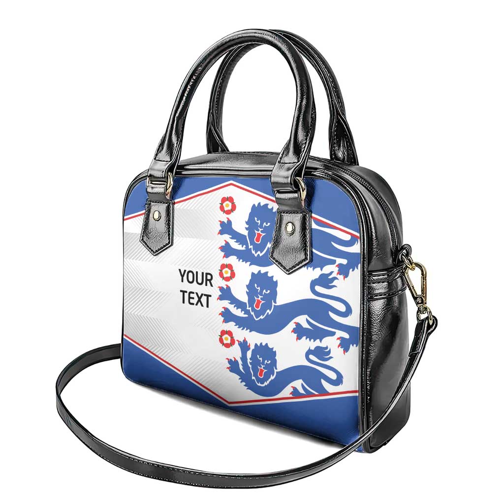 Custom England Football Shoulder Handbag Simple Triple Lions