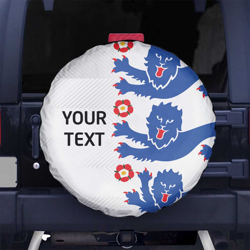 Custom England Football Spare Tire Cover Simple Triple Lions - Wonder Print Shop