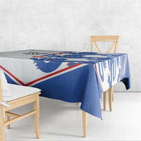 Custom England Football Tablecloth Simple Triple Lions - Wonder Print Shop