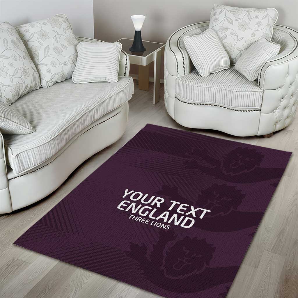 Custom England Football Area Rug Come On Champions LT9 - Wonder Print Shop