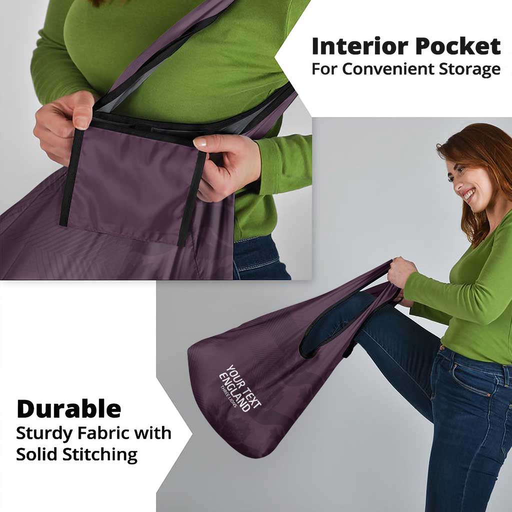 Custom England Football Grocery Bag Come On Champions