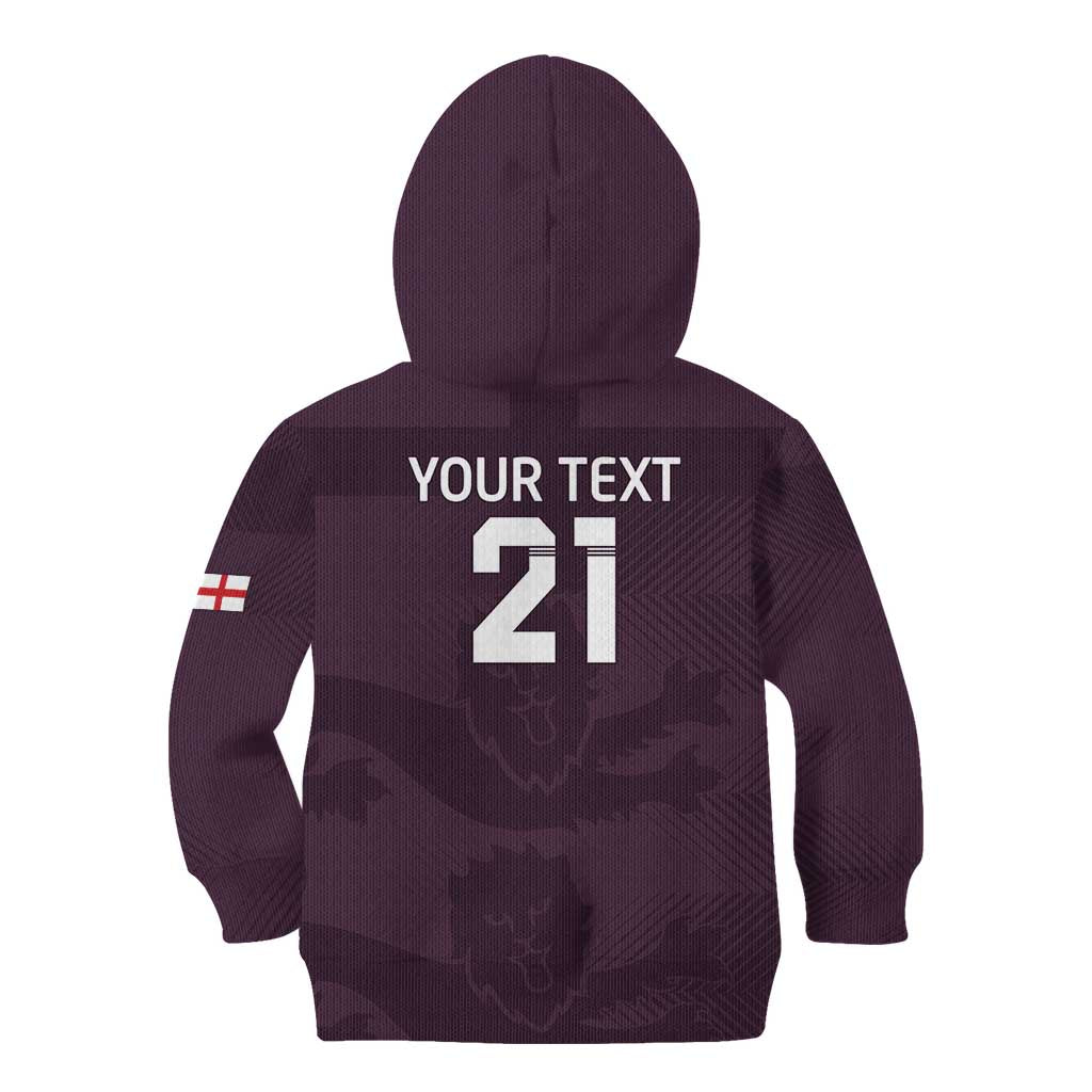 Custom England Football Kid Hoodie Come On Champions - Wonder Print Shop