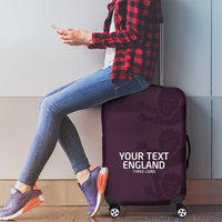 Custom England Football Luggage Cover Come On Champions - Wonder Print Shop