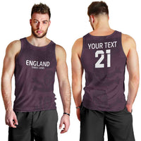 Custom England Football Men Tank Top Come On Champions - Wonder Print Shop