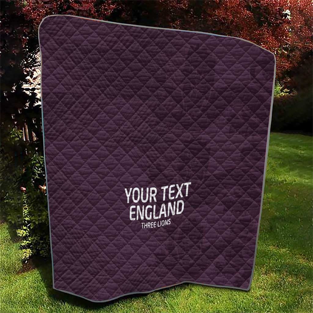 Custom England Football Quilt Come On Champions - Wonder Print Shop