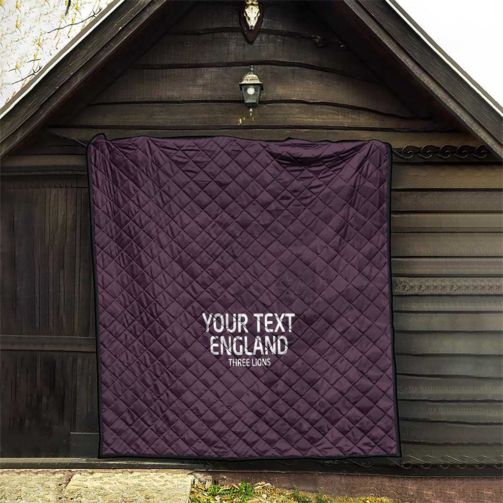 Custom England Football Quilt Come On Champions - Wonder Print Shop