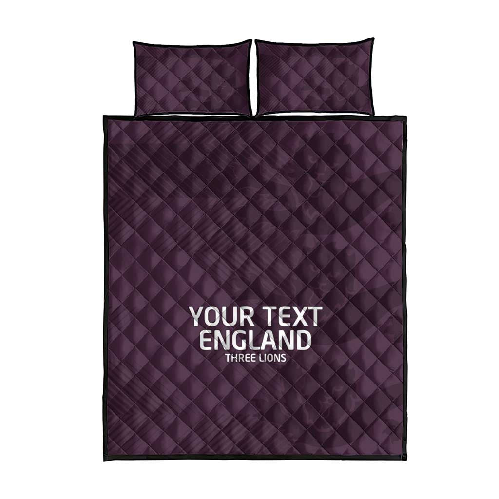 Custom England Football Quilt Bed Set Come On Champions - Wonder Print Shop