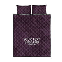 Custom England Football Quilt Bed Set Come On Champions - Wonder Print Shop