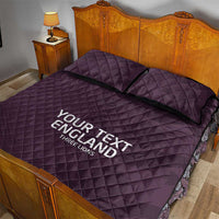Custom England Football Quilt Bed Set Come On Champions - Wonder Print Shop