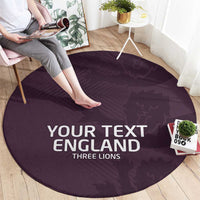 Custom England Football Round Carpet Come On Champions