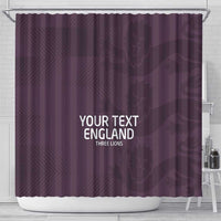 Custom England Football Shower Curtain Come On Champions