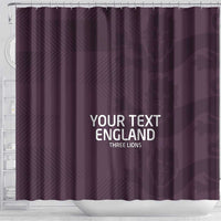 Custom England Football Shower Curtain Come On Champions