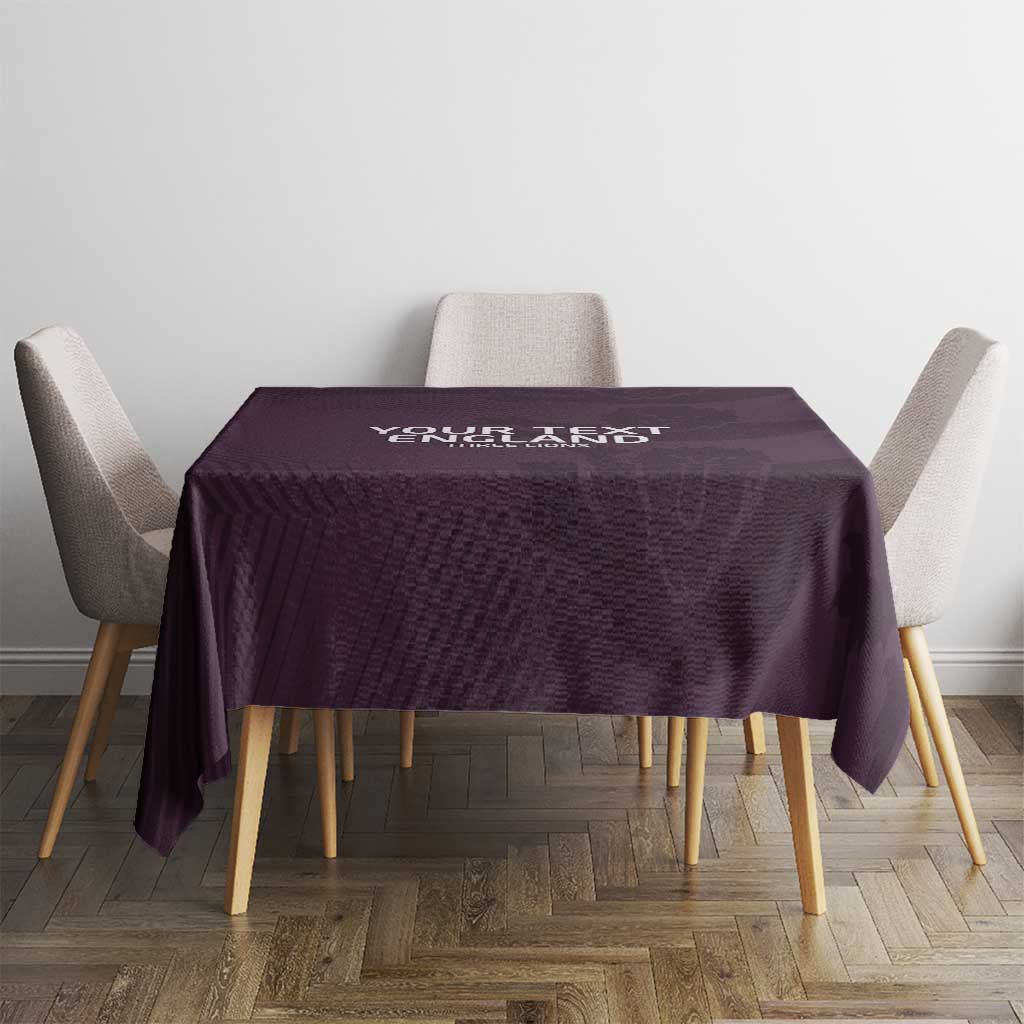 Custom England Football Tablecloth Come On Champions - Wonder Print Shop