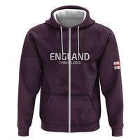 Custom England Football Zip Hoodie Come On Champions - Wonder Print Shop