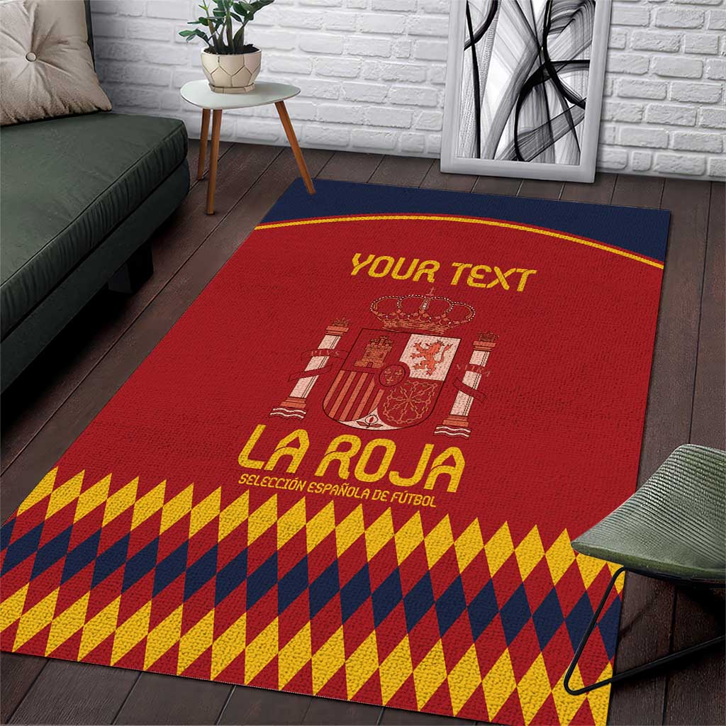 Custom Spain Football Area Rug Come on La Roja LT9 - Wonder Print Shop