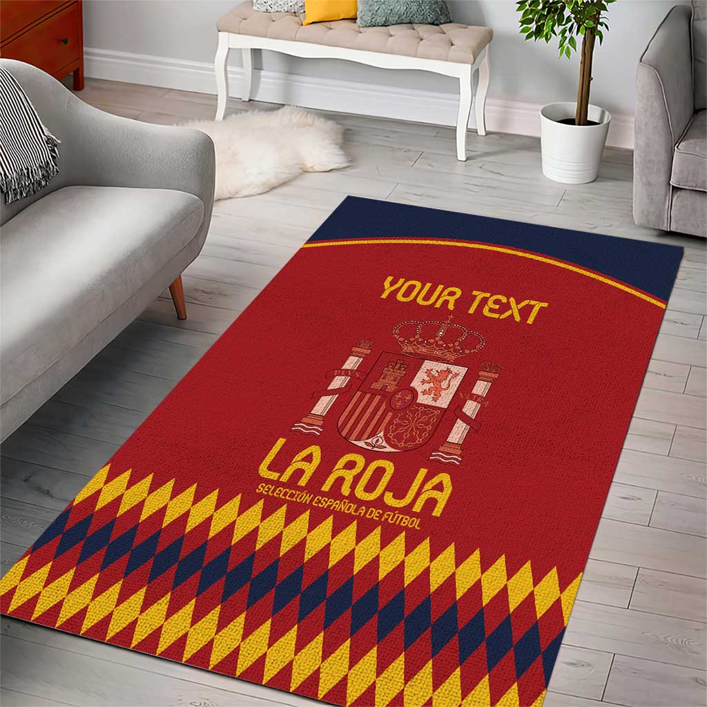 Custom Spain Football Area Rug Come on La Roja LT9 - Wonder Print Shop
