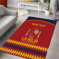 Custom Spain Football Area Rug Come on La Roja LT9 - Wonder Print Shop