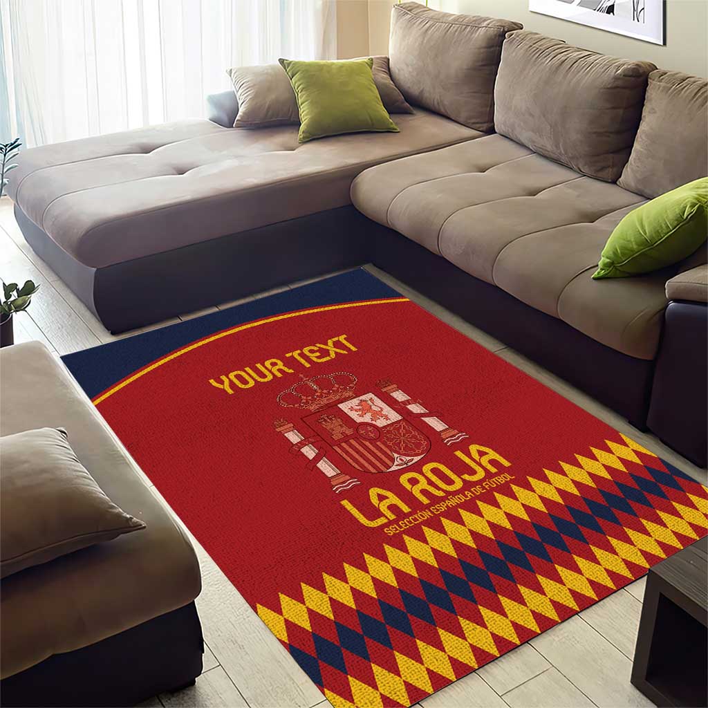 Custom Spain Football Area Rug Come on La Roja LT9 - Wonder Print Shop