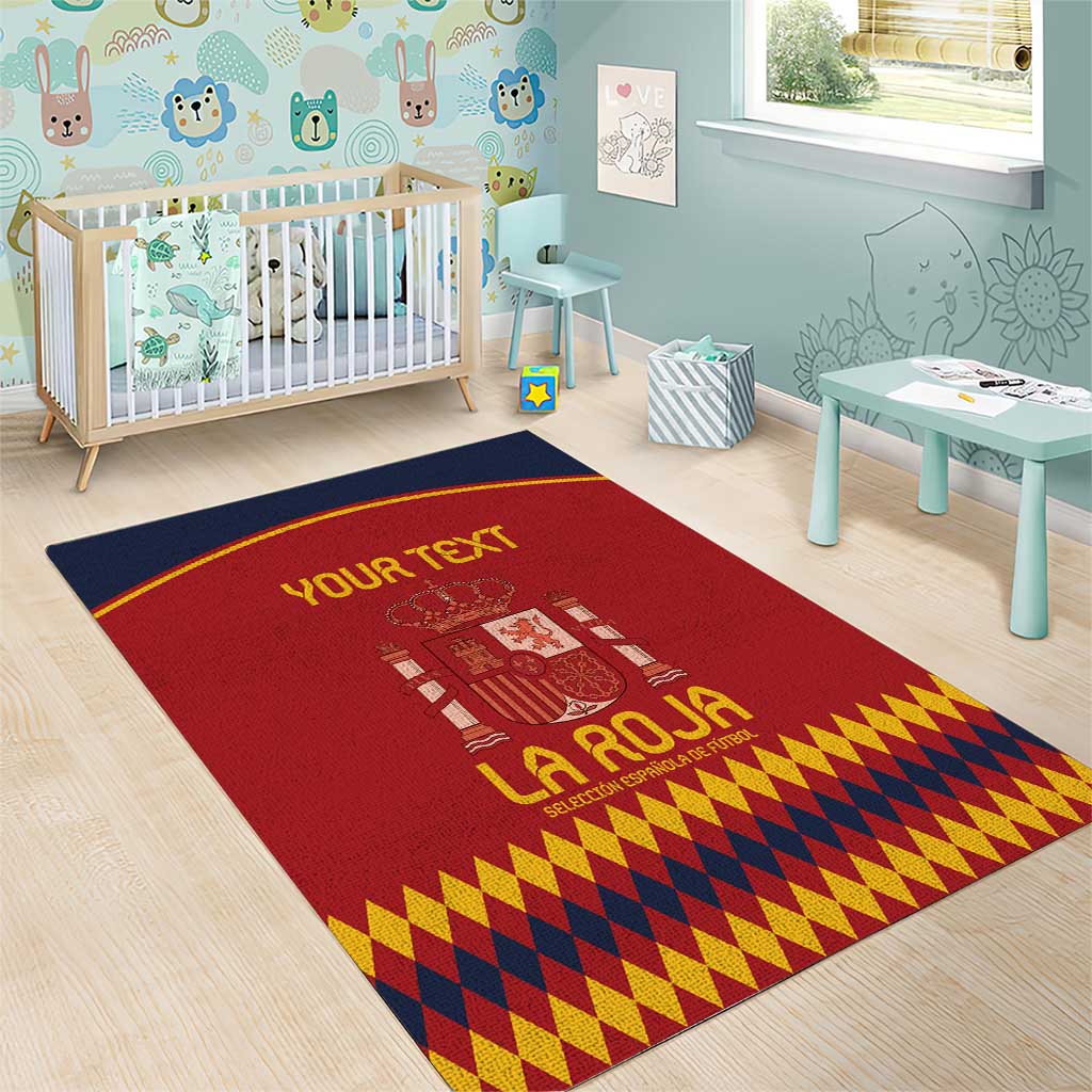 Custom Spain Football Area Rug Come on La Roja LT9 - Wonder Print Shop