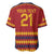 Custom Spain Football Baseball Jersey Come on La Roja LT9 - Wonder Print Shop