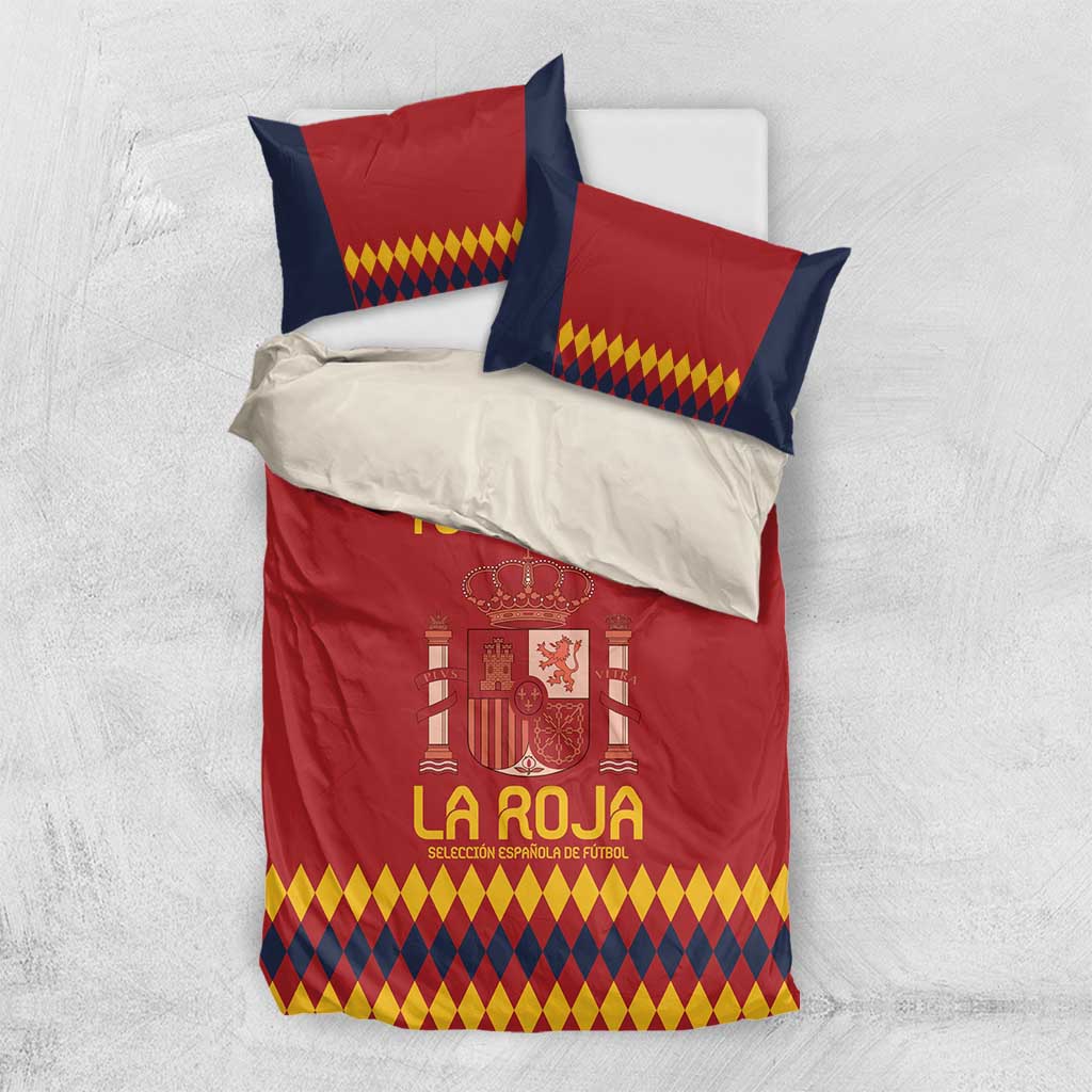 Custom Spain Football Bedding Set Come on La Roja LT9 - Wonder Print Shop