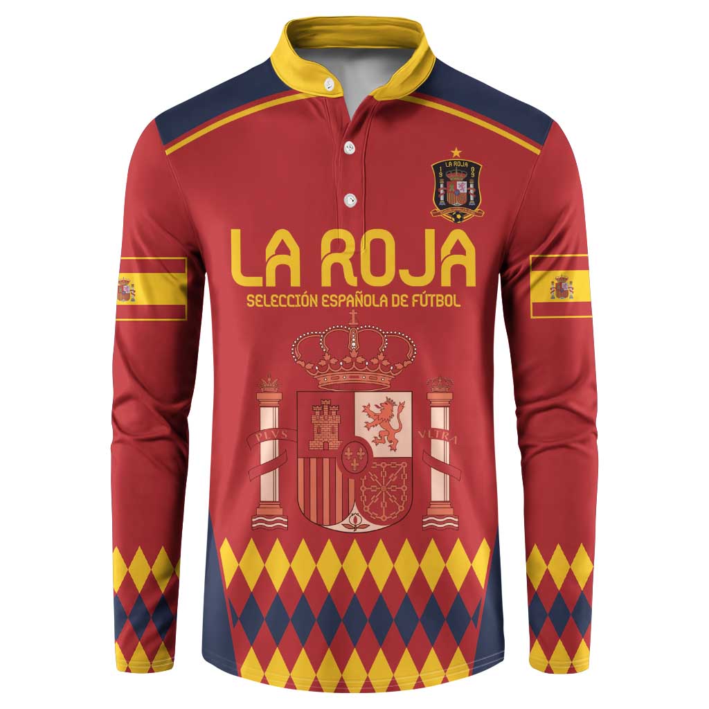 Custom Spain Football Button Sweatshirt Come on La Roja LT9 - Wonder Print Shop