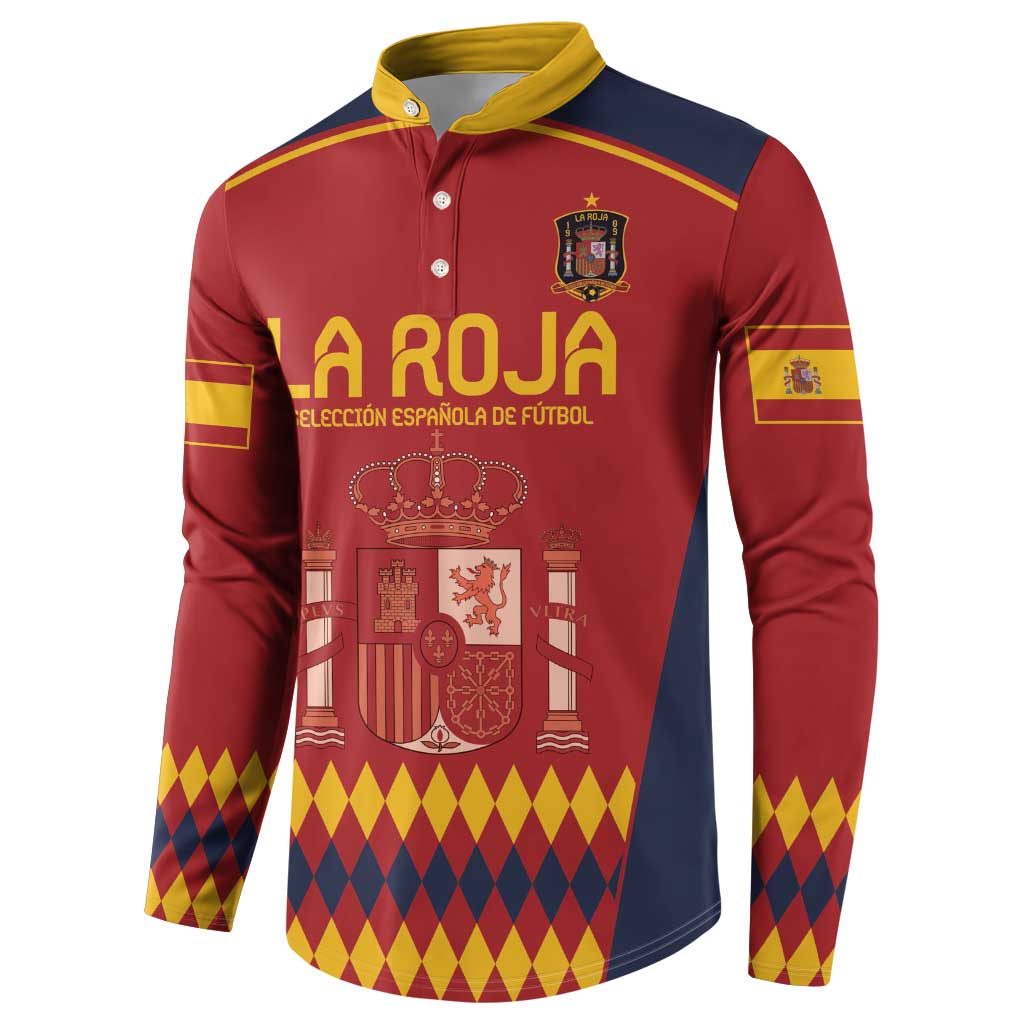 Custom Spain Football Button Sweatshirt Come on La Roja LT9 - Wonder Print Shop