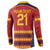 Custom Spain Football Button Sweatshirt Come on La Roja LT9 - Wonder Print Shop