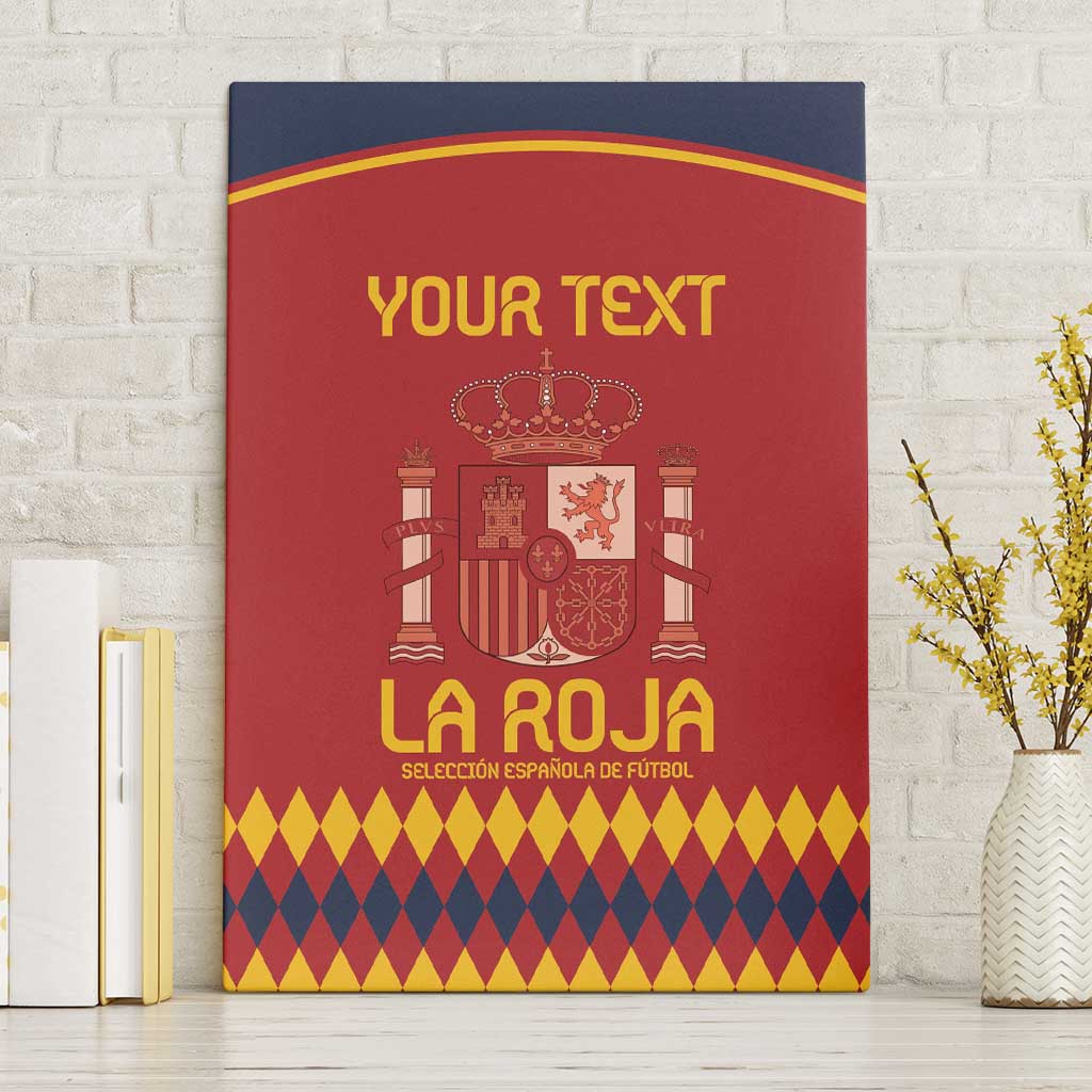 Custom Spain Football Canvas Wall Art Come on La Roja LT9 - Wonder Print Shop