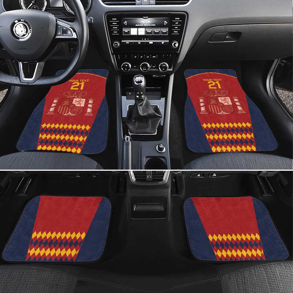 Custom Spain Football Car Mats Come on La Roja LT9 - Wonder Print Shop