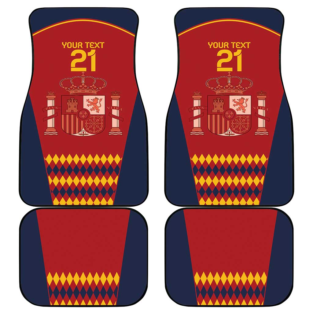 Custom Spain Football Car Mats Come on La Roja LT9 - Wonder Print Shop