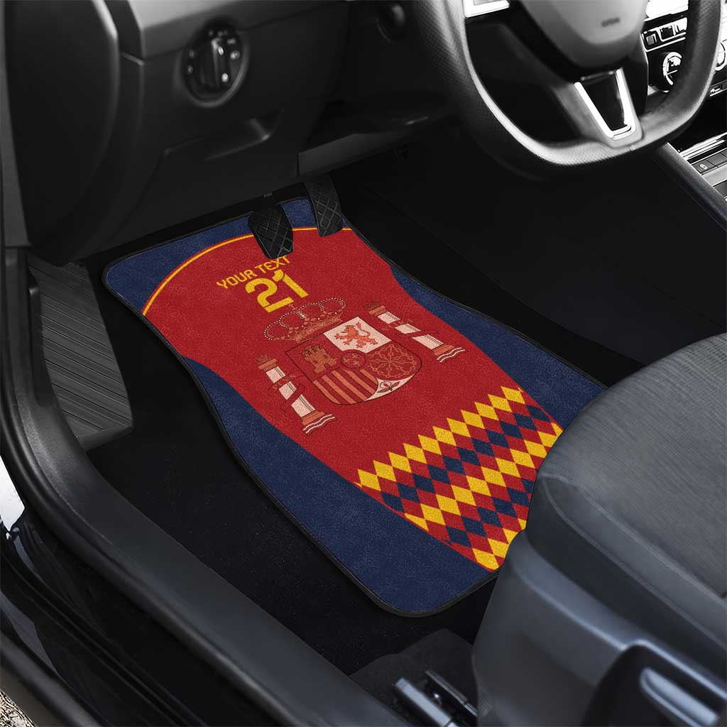 Custom Spain Football Car Mats Come on La Roja LT9 - Wonder Print Shop