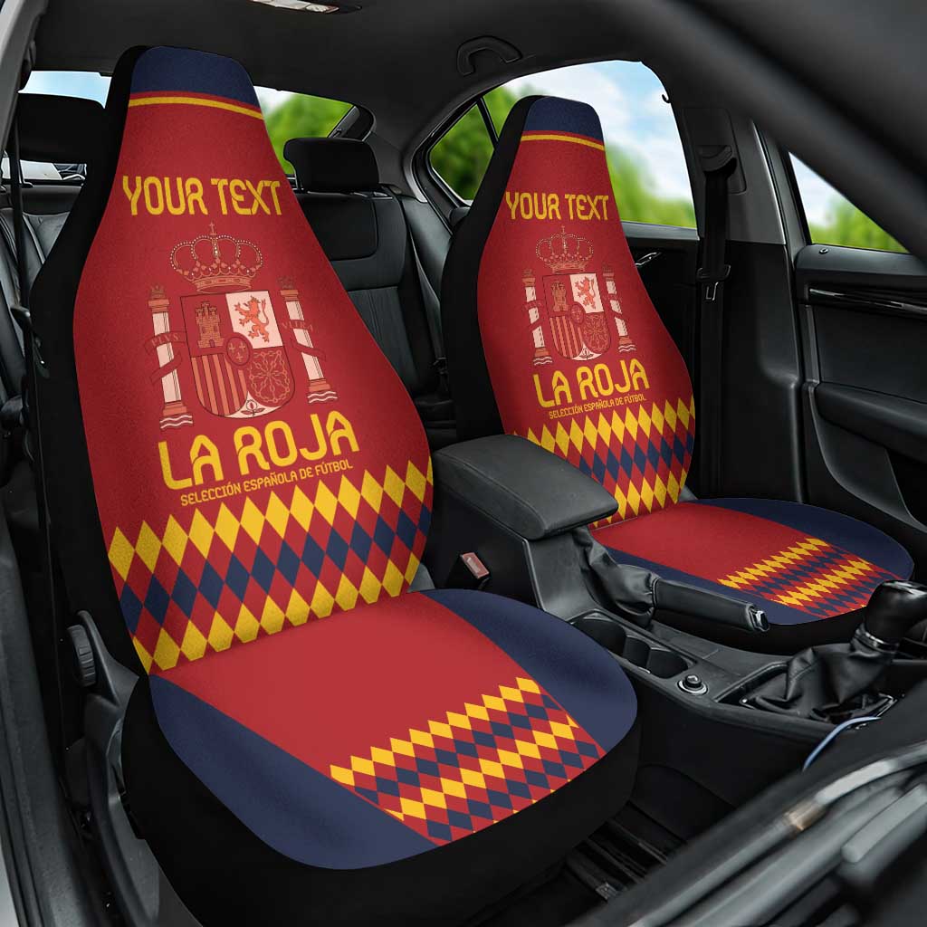 Custom Spain Football Car Seat Cover Come on La Roja LT9 - Wonder Print Shop