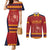 Custom Spain Football Couples Matching Mermaid Dress and Long Sleeve Button Shirt Come on La Roja