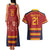 Custom Spain Football Couples Matching Tank Maxi Dress and Hawaiian Shirt Come on La Roja LT9 - Wonder Print Shop