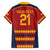 Custom Spain Football Family Matching Long Sleeve Bodycon Dress and Hawaiian Shirt Come on La Roja LT9 - Wonder Print Shop