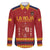 Custom Spain Football Family Matching Long Sleeve Bodycon Dress and Hawaiian Shirt Come on La Roja LT9 - Wonder Print Shop